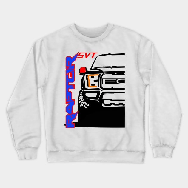 Ford Raptor SVT Crewneck Sweatshirt by gaplexio